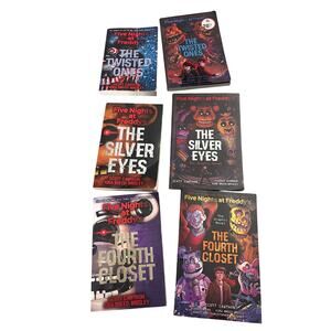 Five Nights at Freddy’s 6 Book Lot Silver Eyes Twisted Ones Fourth Closet